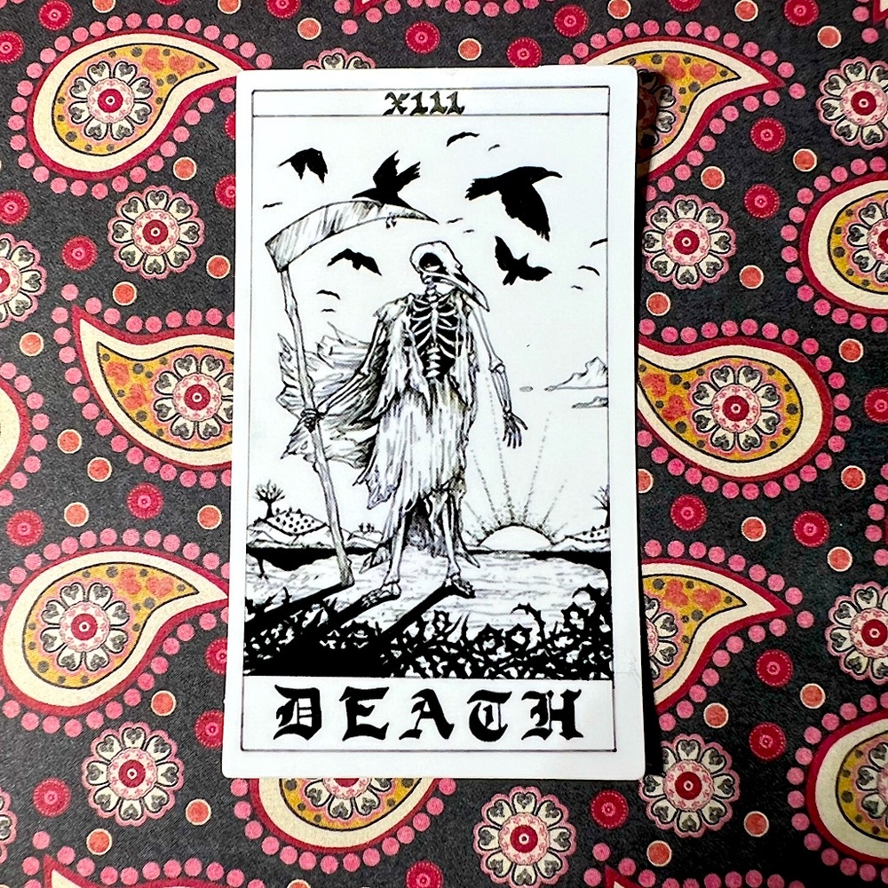 DEATH Tarot Witchy Spiritual Light Worker Magick Occult Tarot Reader Fortune